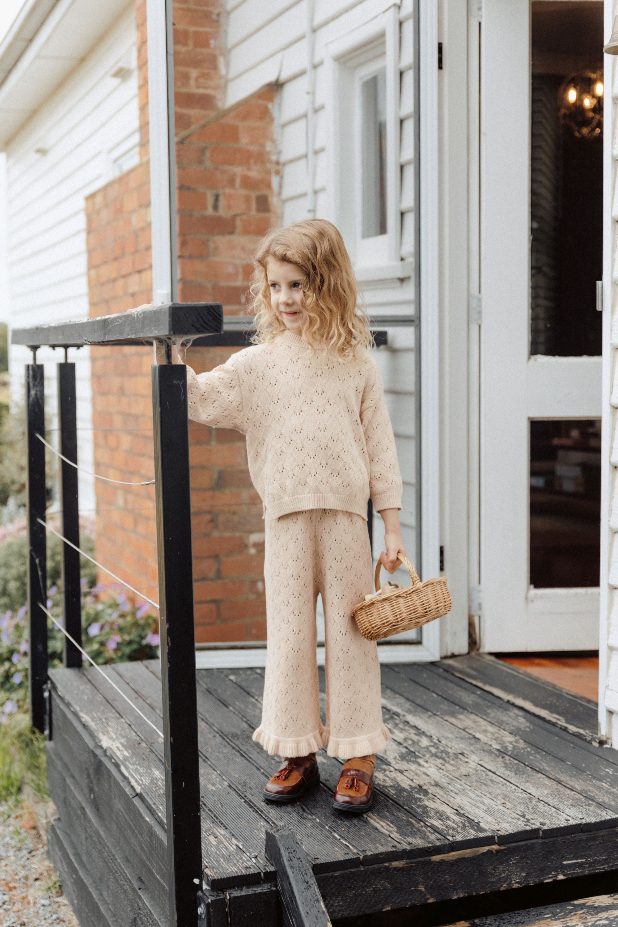 Marshmallow Knit Sweater - Peach