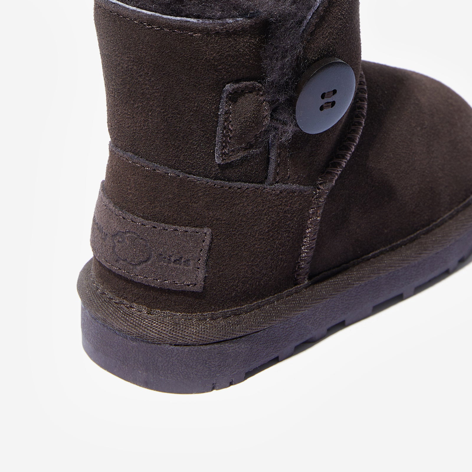 Button Classic Kids - Coffee Brown